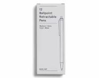 Baseline Retractable Medium Point Ballpoint Pens 12 Pack