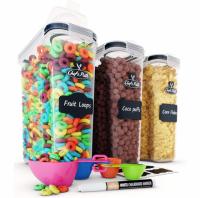 Chefs Path Cereal Containers Storage Set 3 Pack