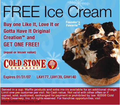 40 cold stone creamery coupon printable