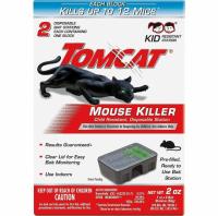 Tomcat Mouse Killer Disposable Ready-To-Use Bait Stations 2 Pack