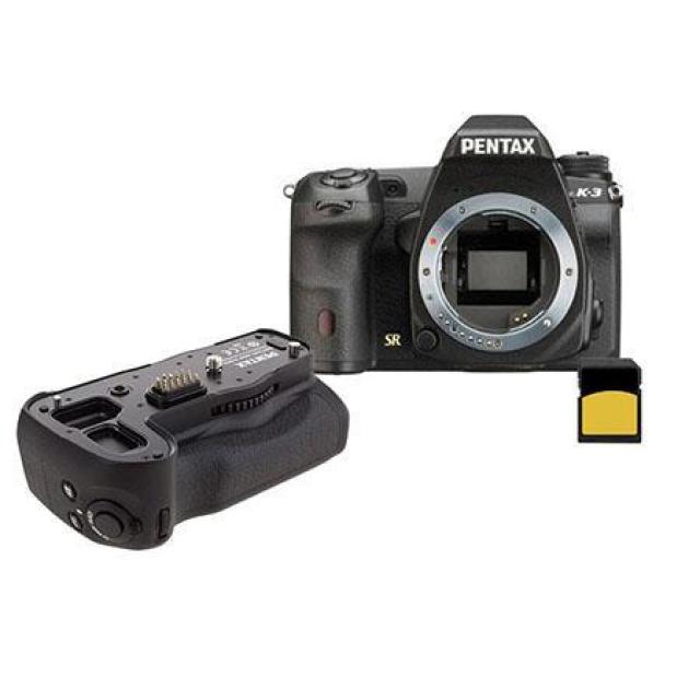 pentax k3 dslr camera   battery grip   32gb memory for $796.   