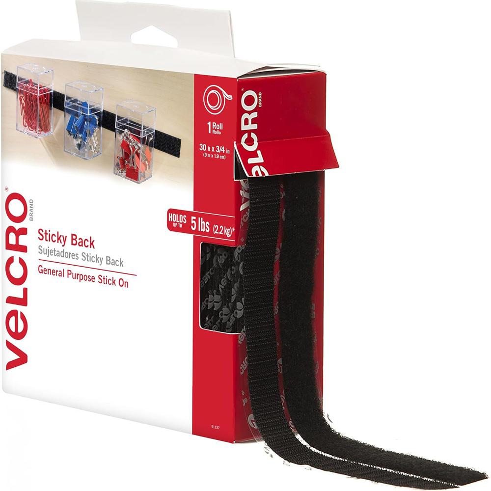 Velcro 30ft Sticky Back Hook and Loop Fasteners for $5.87