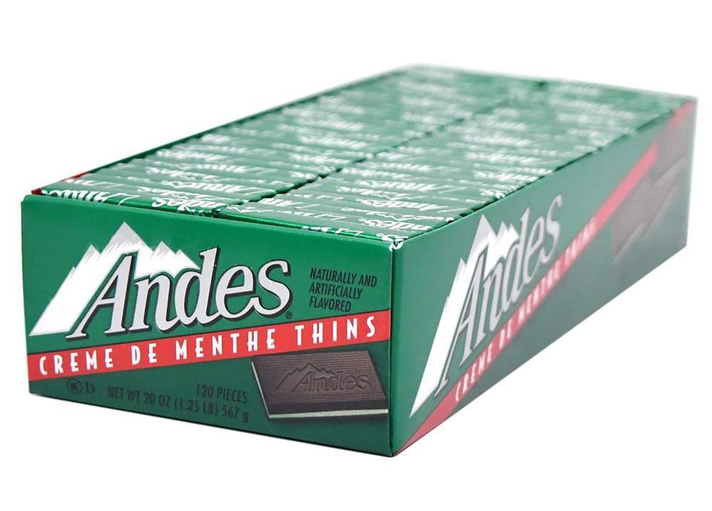 Andes Creme De Menthe Thin Mint Chocolate Candies 120 Pack for $9.66