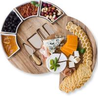 Charcuterie Cheese Board and Platter Set