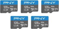 PNY 128GB Class 10 U1 V10 Elite MicroSDXC Memory Card