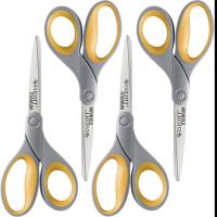 Westcott 17598 8in Titanium Scissors 4 Pack