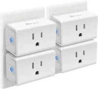 Kasa Alexa and Google Smart Plug Mini 15A 4 Pack