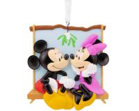 Hallmark Disney Mickey and Minnie on Swing Christmas Ornament