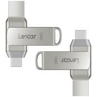 128GB Lexar Dual Drive USB-C Flash Drives 2 Pack