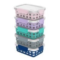 Ello Glass Duraglass Food Storage Meal Prep Container Set