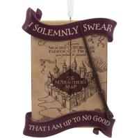 Hallmark Harry Potter Marauders Map Resin Christmas Ornament