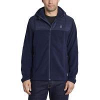 Izod Mens Hooded Fleece Jacket