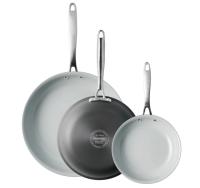 Tramontina 3-pack Hard Anodized Aluminum Ceramic Nonstick Fry Pan Set