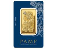 50g Gold Bar PAMP Suisse Lady Fortuna