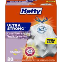 Hefty Ultra Strong 13 Gallon Trash Bags 80 Pack