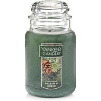 Yankee Candle Balsam and Cedar Wick Candle