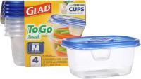 GladWare To Go Snack Food Storage Containers