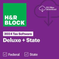 HR Block Tax Software Deluxe with State 2024