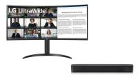 34in UltraWide WQHD HDR 10 Curved Monitor with Sound Bar