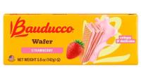 Bauducco Strawberry Wafers Crispy Wafer Cookies