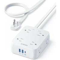 Anker Surge Protector Flat Plug Power Strip 2000J