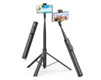 Toneof 66in Automatic Travel Tripod Selfie Stick