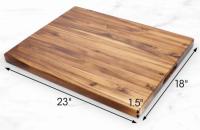 Architec XL 18x23 Edge Grain Acacia Cutting Board and Chop Block