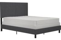 DHP Janford Upholstered Bed with Adjustable Headboard