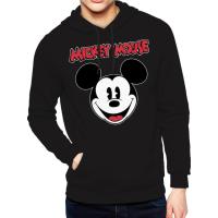 Disney All Gender Vintage Mickey Mouse Face Graphic Hoodie Sweatshirt