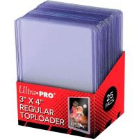 Ultra Pro 3x4 Clear Regular Toploader 25 Pack