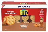 RITZ Peanut Butter Sandwich Crackers 20 Packs