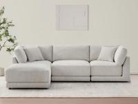 Dayna 4-piece Fabric Modular Sectional Sofa