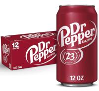 Dr Pepper Soda 12 Pack