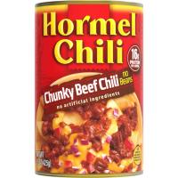 Hormel Chili Chunky Chili No Beans 12 Pack