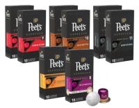 Nespresso Peets Coffee Original Dark Roast Capsules Variety 80 Pack