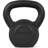 Yes4All 30 lbs Cast Iron Kettlebell for Dumbbell Weights Exercises