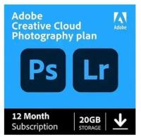 Adobe Creative Cloud Photography Subscription with 20GB Cloud Storage