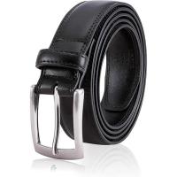 Mens Genuine Leather Dress Belt by Milorde