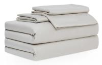 Allswell Beige Cotton Lyocell Blend Bed Sheet Set