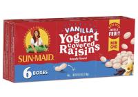 Sun-Maid Vanilla Yogurt Coated Raisins 6 Pack