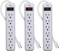 KMC 6-Outlet Power Strip 3-Pack