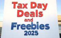 2025 Tax Day Freebies and Deals List