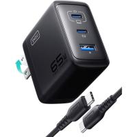 INIU 65W USB-C 3-Port Charger Block