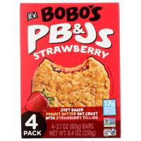 Bobos PBJs Strawberry Oat Bars 4 Pack