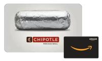Buy a Chipotle Gift Card and Get a Free Amazon Gift Card