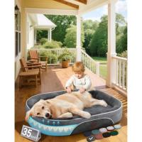 OhGeni Orthopedic Dog Couch Pet Sofa