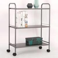 3 Shelf Wide Utility Storage Cart