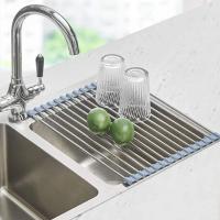 Seropy Over The Sink Roll Up Dish Drying Rack