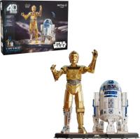 4D Build Star Wars C-3P0 R2-D2 Model Kit