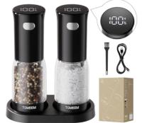 Electric Salt and Pepper Grinder Set